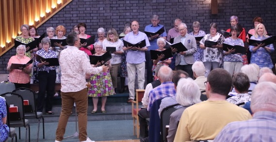 Congleton Community Choir rehearsal
