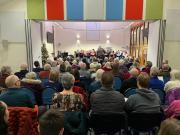 A good audience for the concert