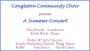 Community Choir Summer Concert